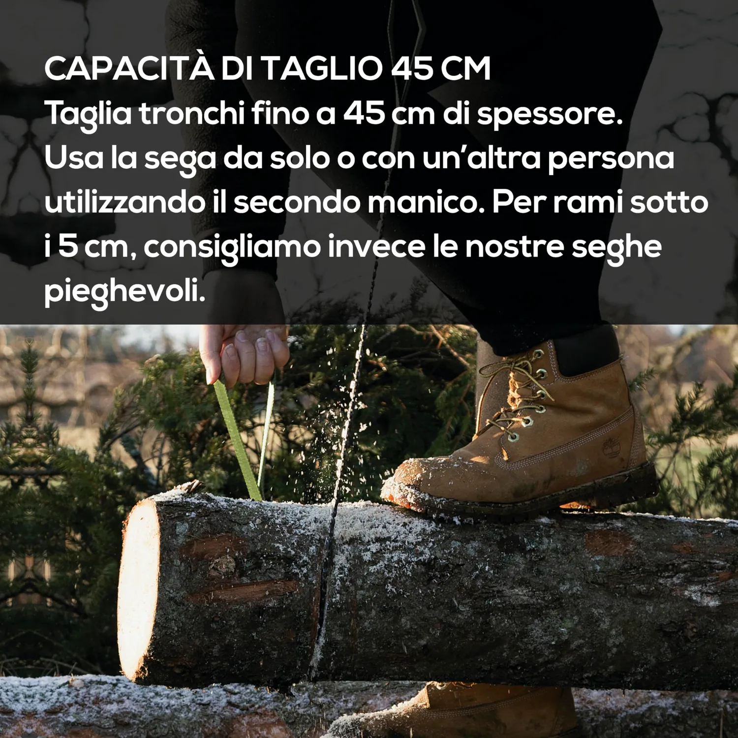 Nordic Pocket Saw Originale sega a catena 65 cm verde