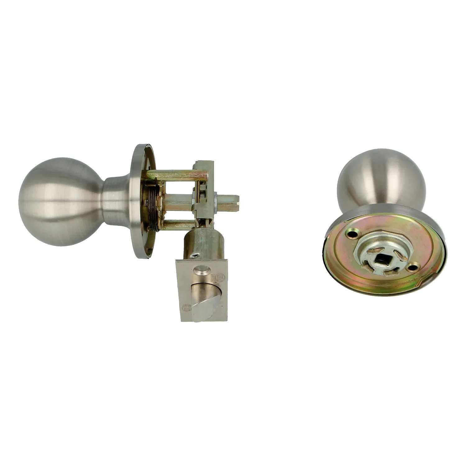 Amig 60/70 mm pomello sfera porta interna argento opaco