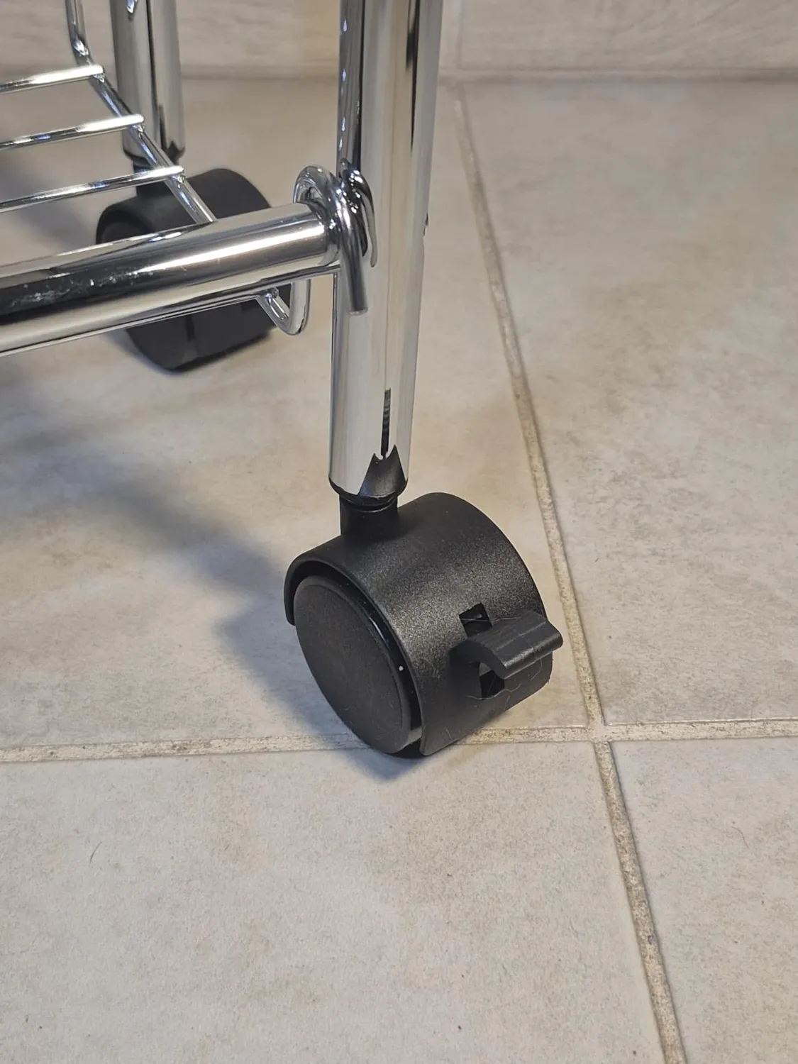 Amig Brisa carrello bagno stretto 3 ripiani con ruote