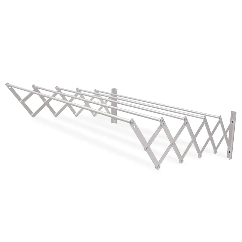 Amig Stendibiancheria Parete Alluminio 180 cm 9 m