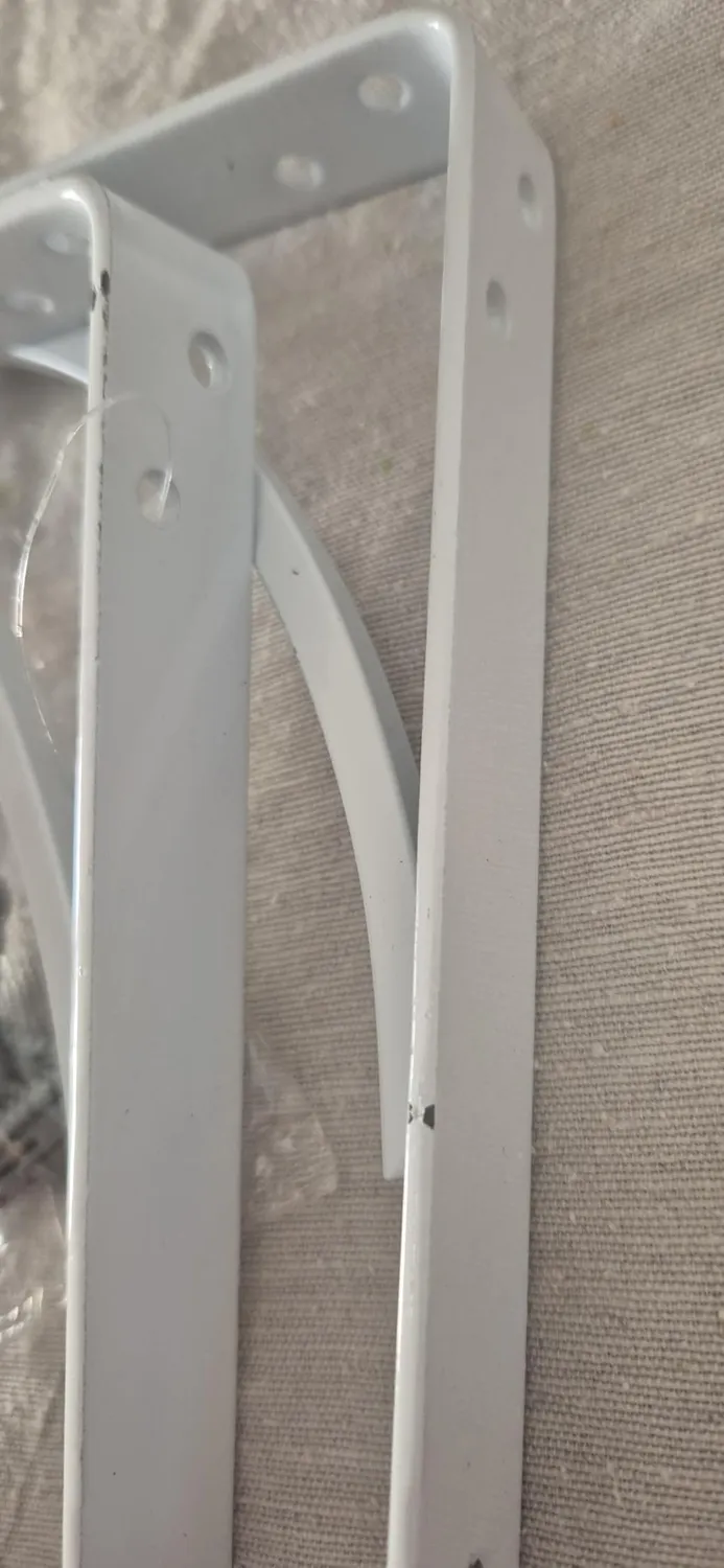 Amig squadretta mensola 150x125 mm nera 105 kg