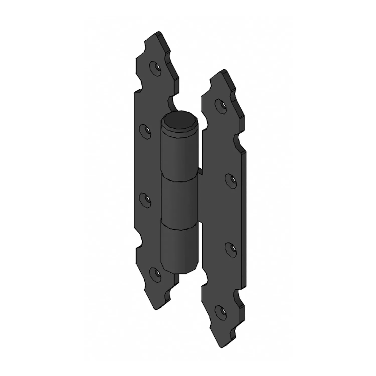 Amig 9100 Cerniera Gotica Fissa 200x90 mm Nera