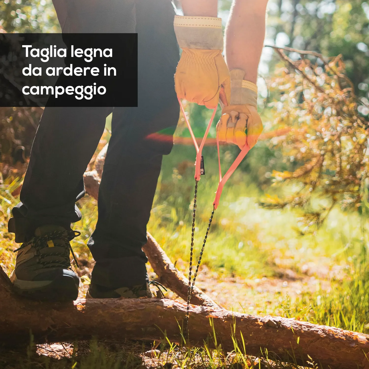 Nordic Pocket Saw Originale sega a catena 65 cm verde
