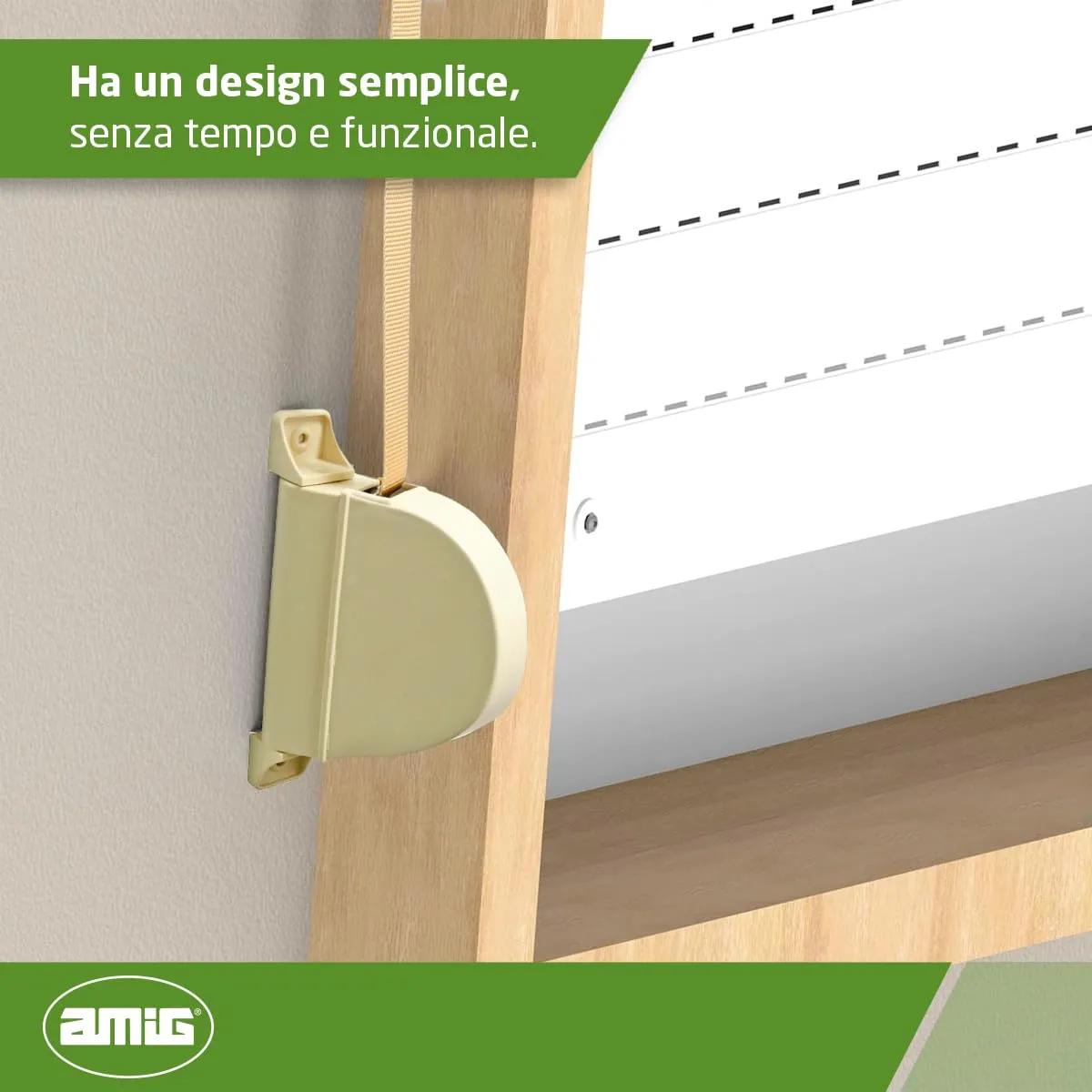 Amig avvolgitore tapparella esterno avorio PVC