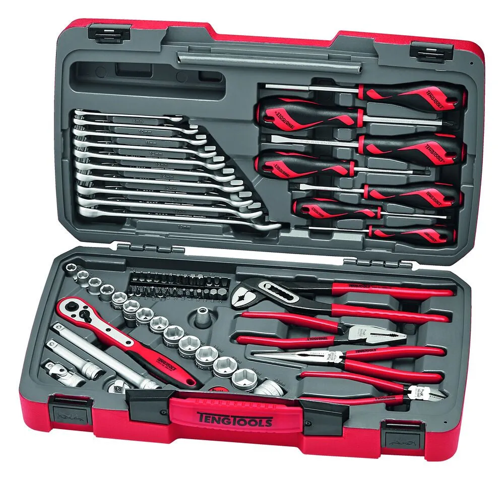 TengTools MECCA PRO Set bussole 3/8" 67 pezzi metrico
