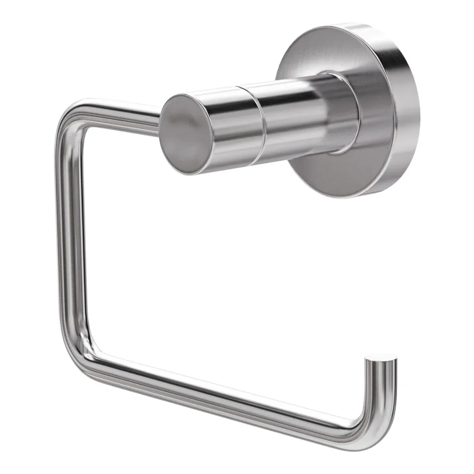 Amig Gorliz-4 portarotolo bagno acciaio argento cromo