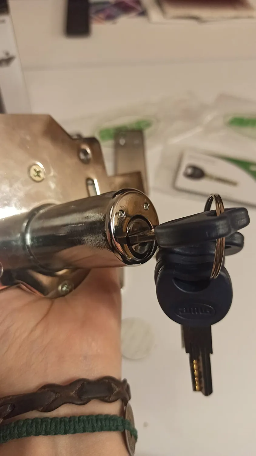 Amig Chiavistello Sovrapporre Acciaio 90x154 mm Argento Alta Sicurezza