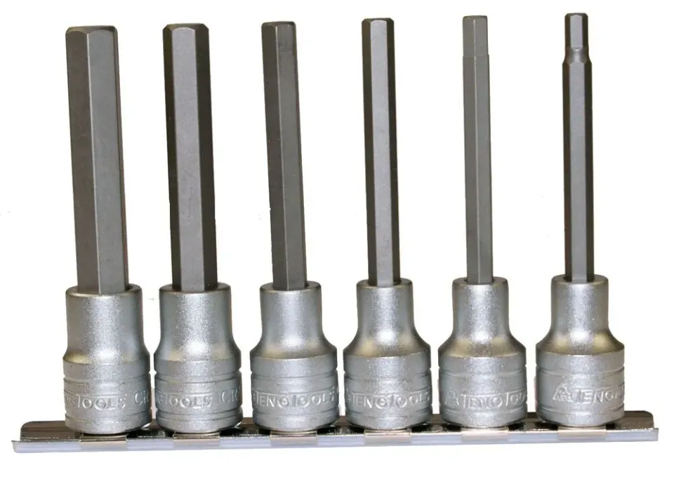 TengTools set bussole esagonali lunghe 1/2" 6 pezzi