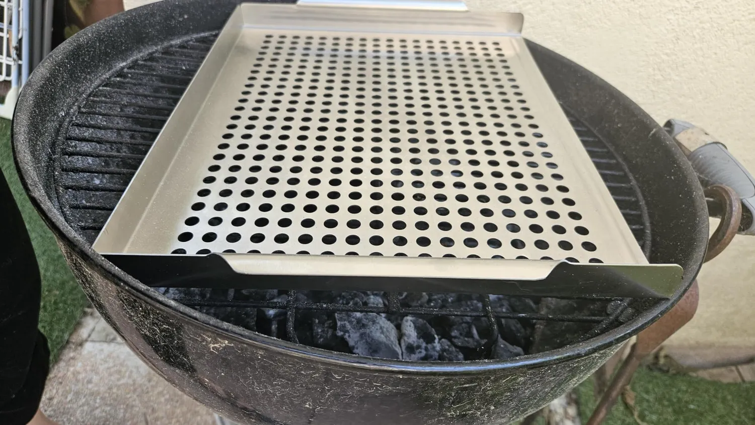 Amig AM08 piastra griglia pesce acciaio inox 40x30