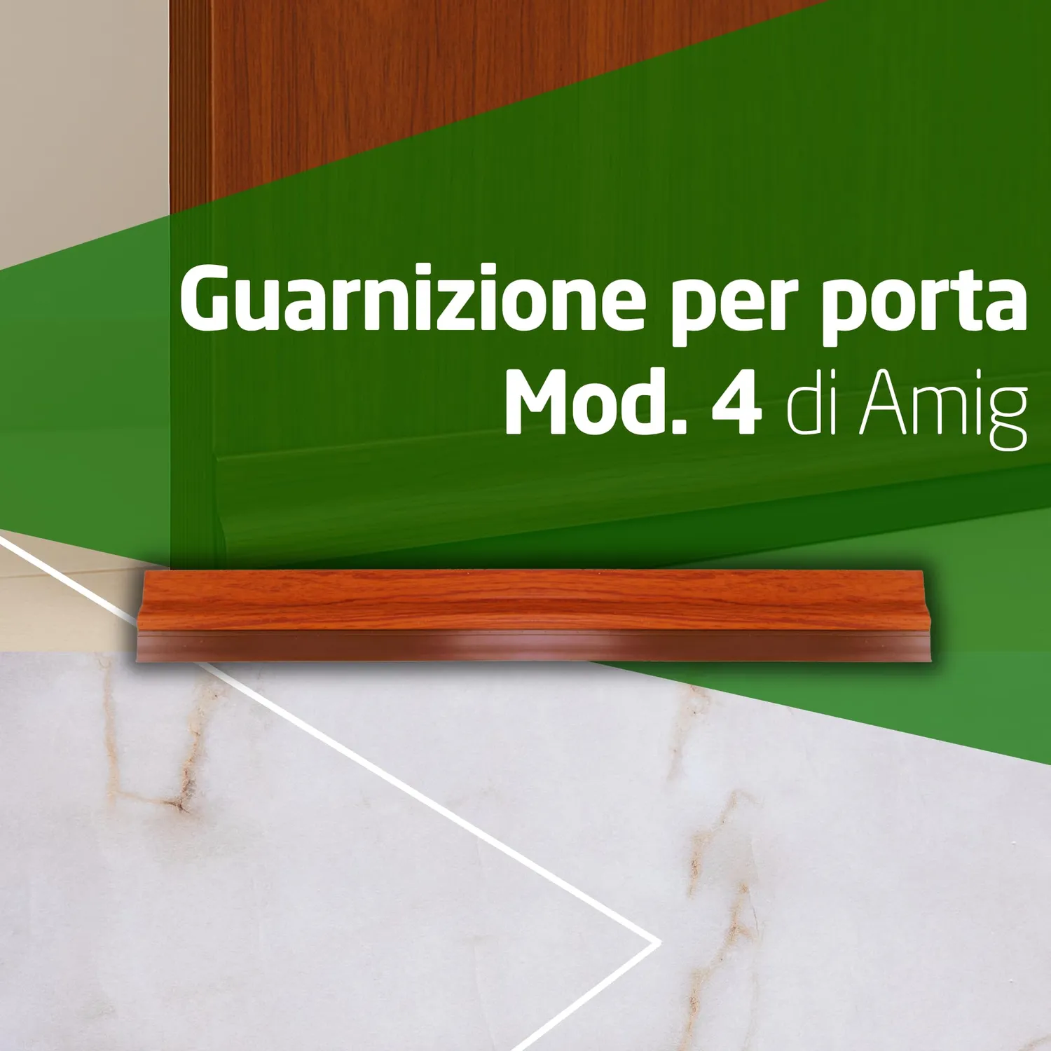 Amig paraspifferi adesivo porta 1 m quercia PVC