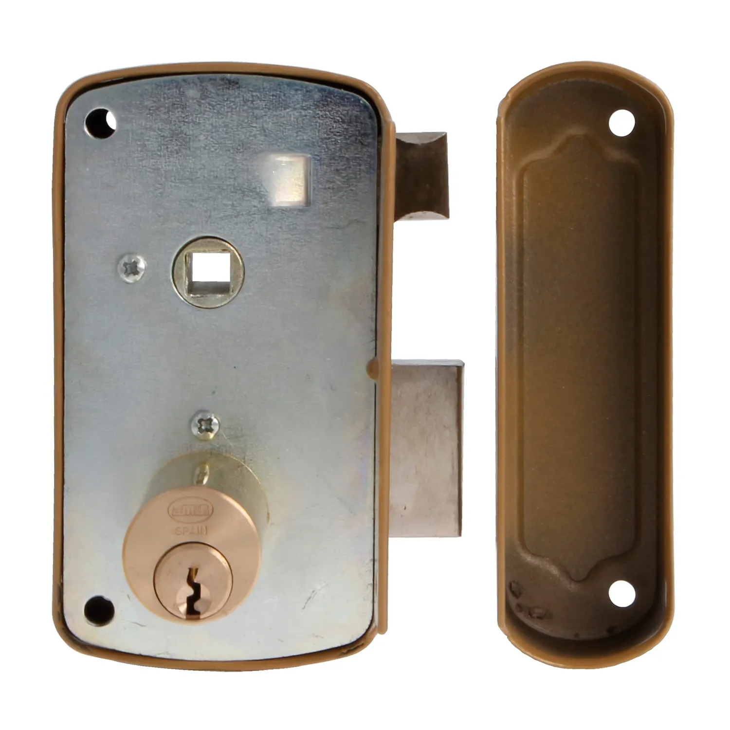 Amig 75UN serratura sovrapporre sinistra 66x120 oro