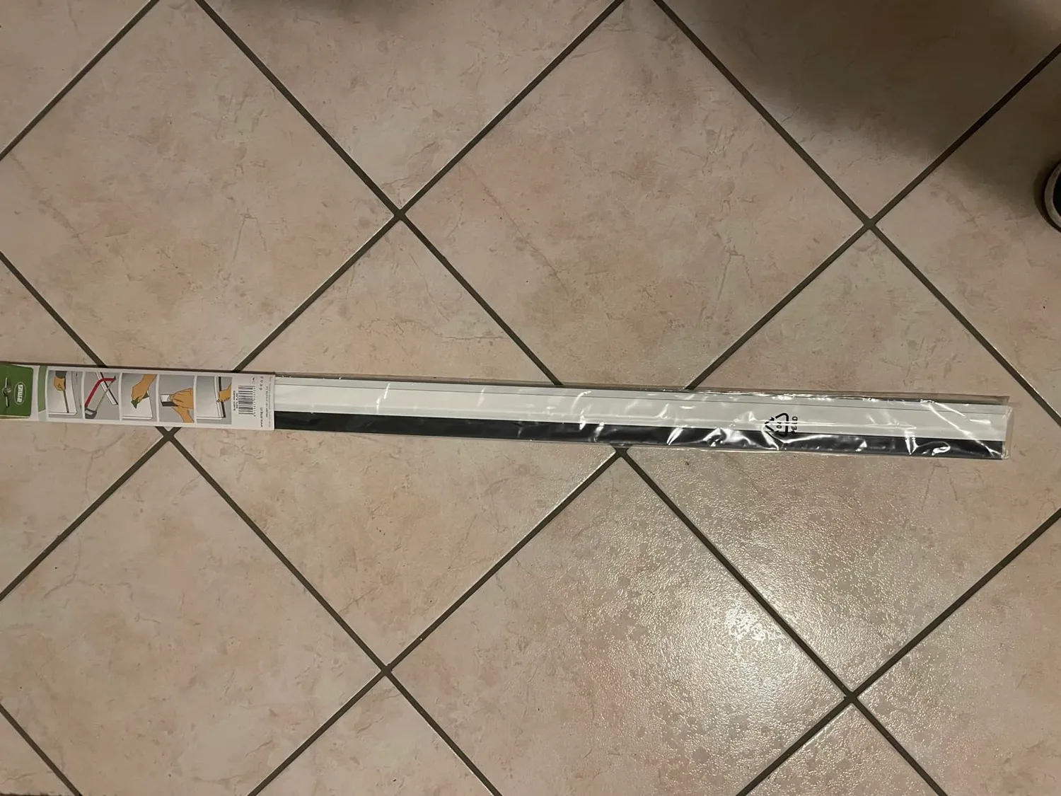 Amig 22555 paraspifferi porta adesivo spazzola rovere 1 m