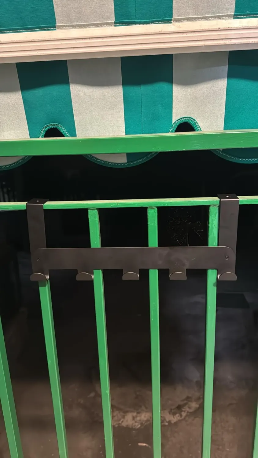 Amig CP42 Appendino Porta Nero Opaco Acciaio 435 mm