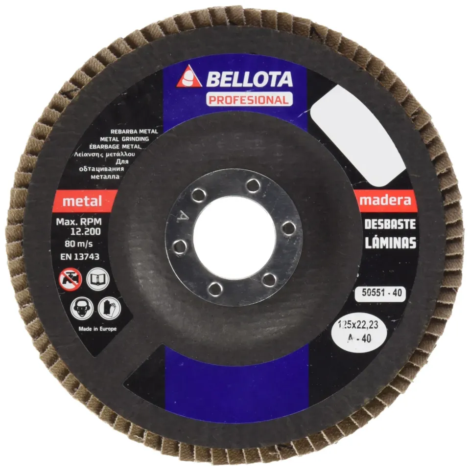 Bellota Disco Lamelle Ø 125 disco lamellare Metal per acciaio