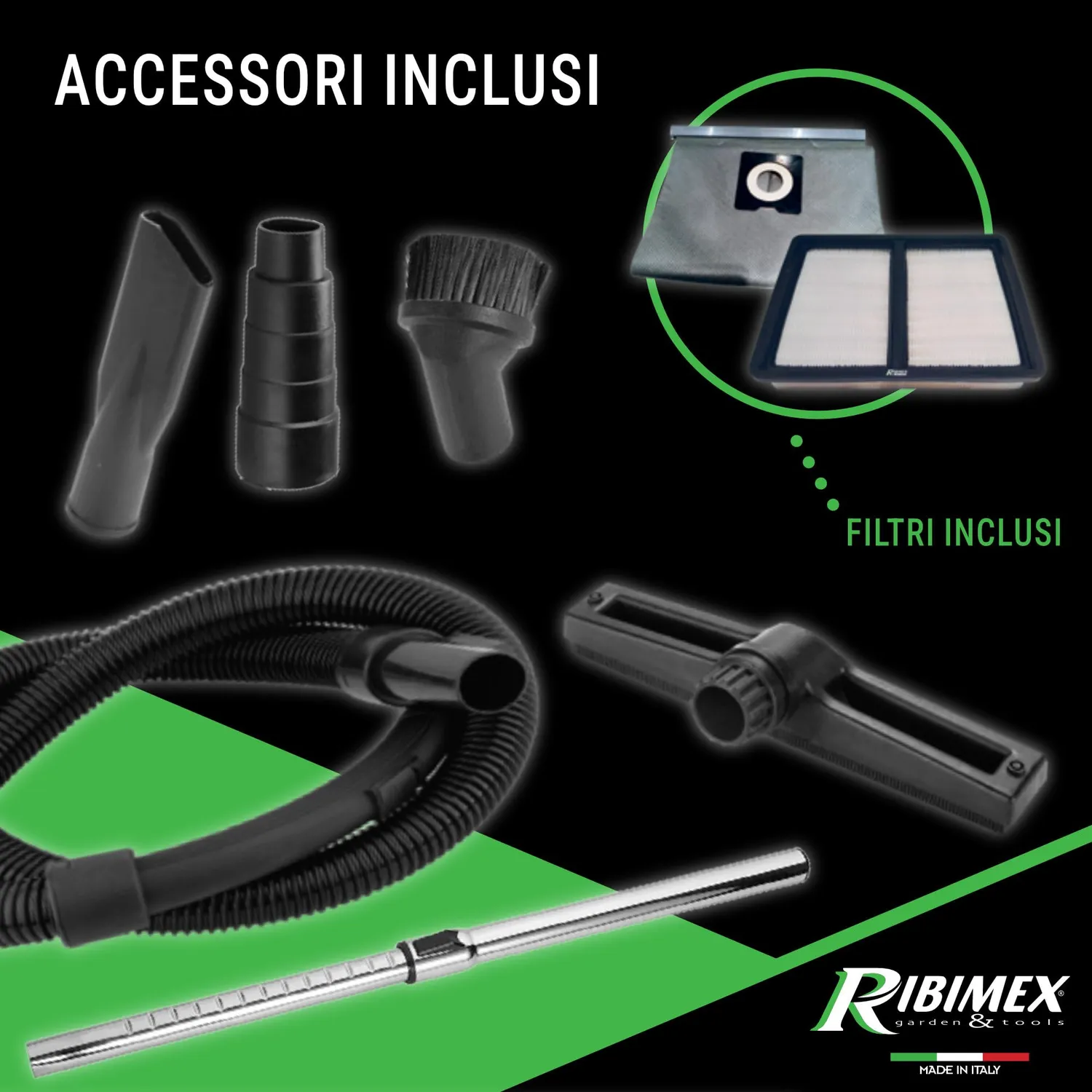 Ribimex Aspirix Pro PRASP40M aspiratore 40 L classe M