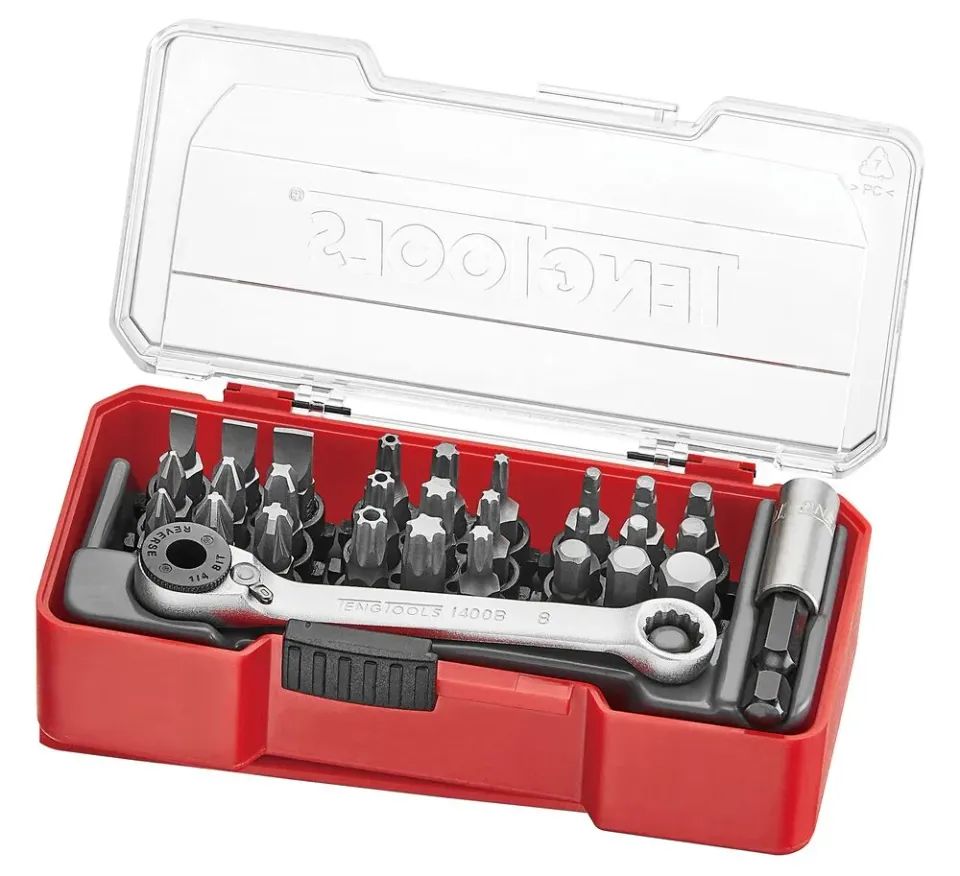 TengTools set inserti misti 29 pezzi con clip cintura