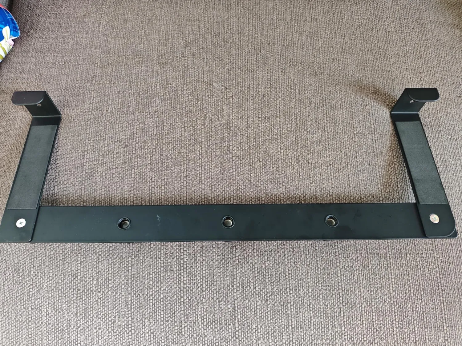Amig CP41 appendiabiti da porta nero acciaio