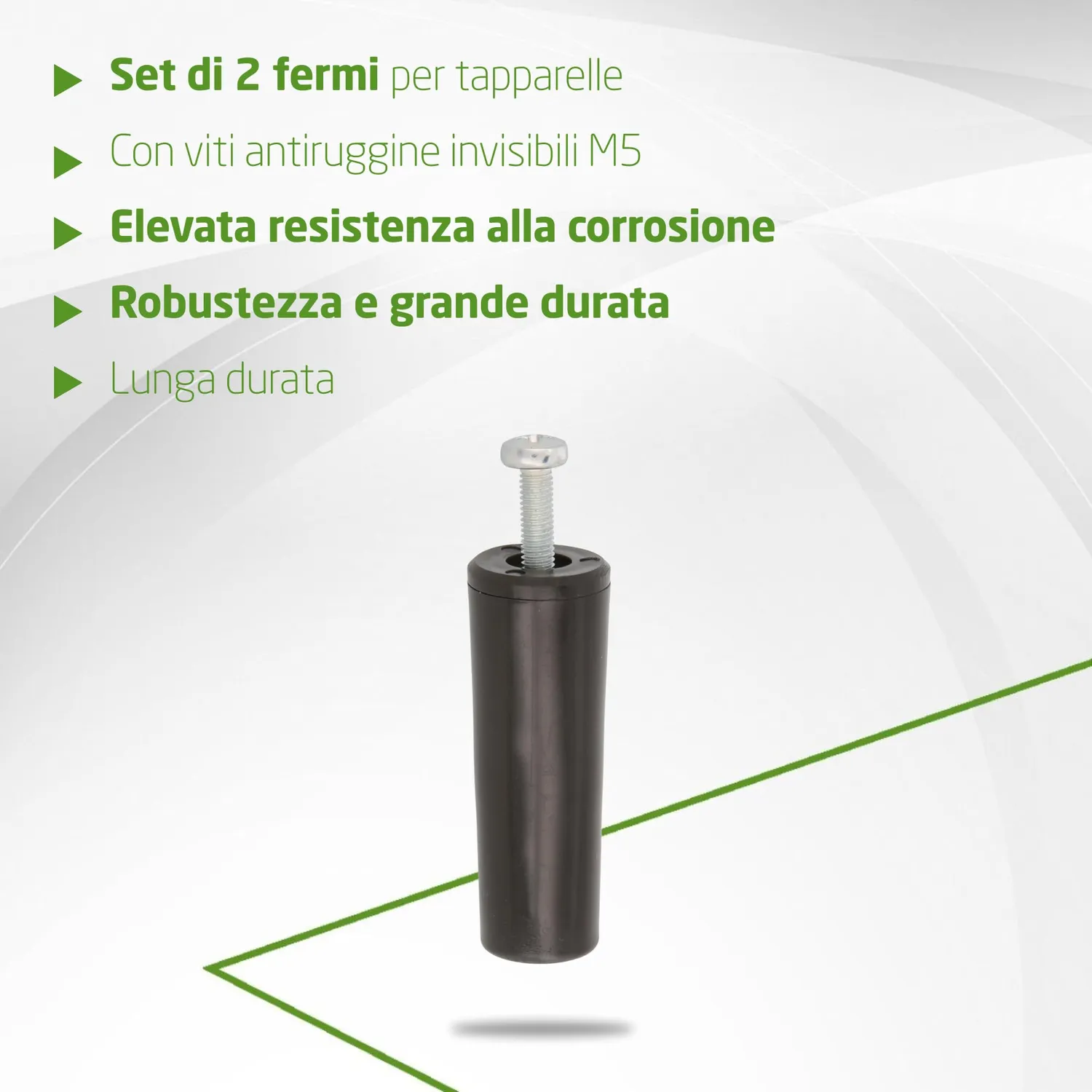 Amig tappi fine corsa tapparelle bronzo 40 mm 2 pezzi