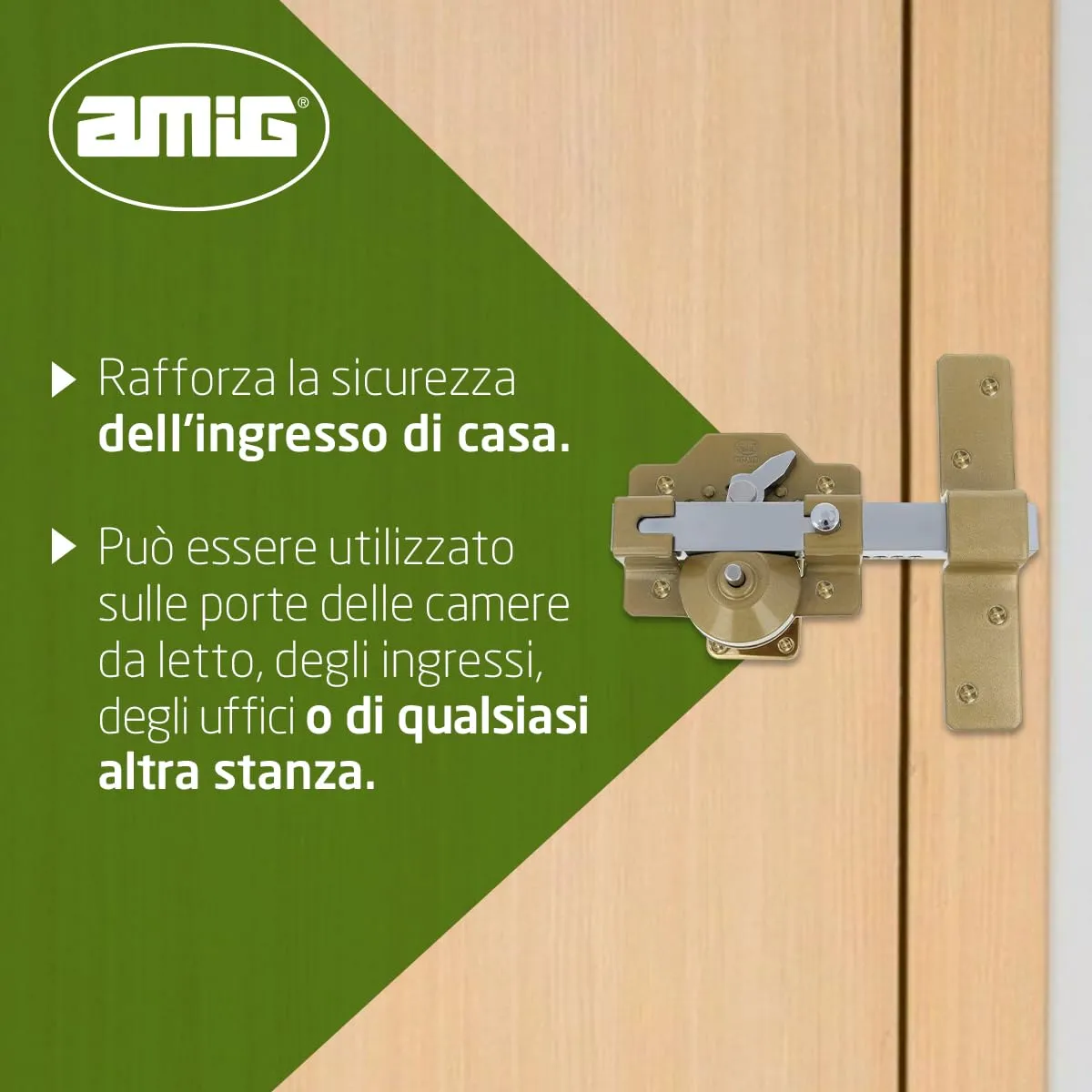Amig Serratura da Applicare 105x170 mm Martellata