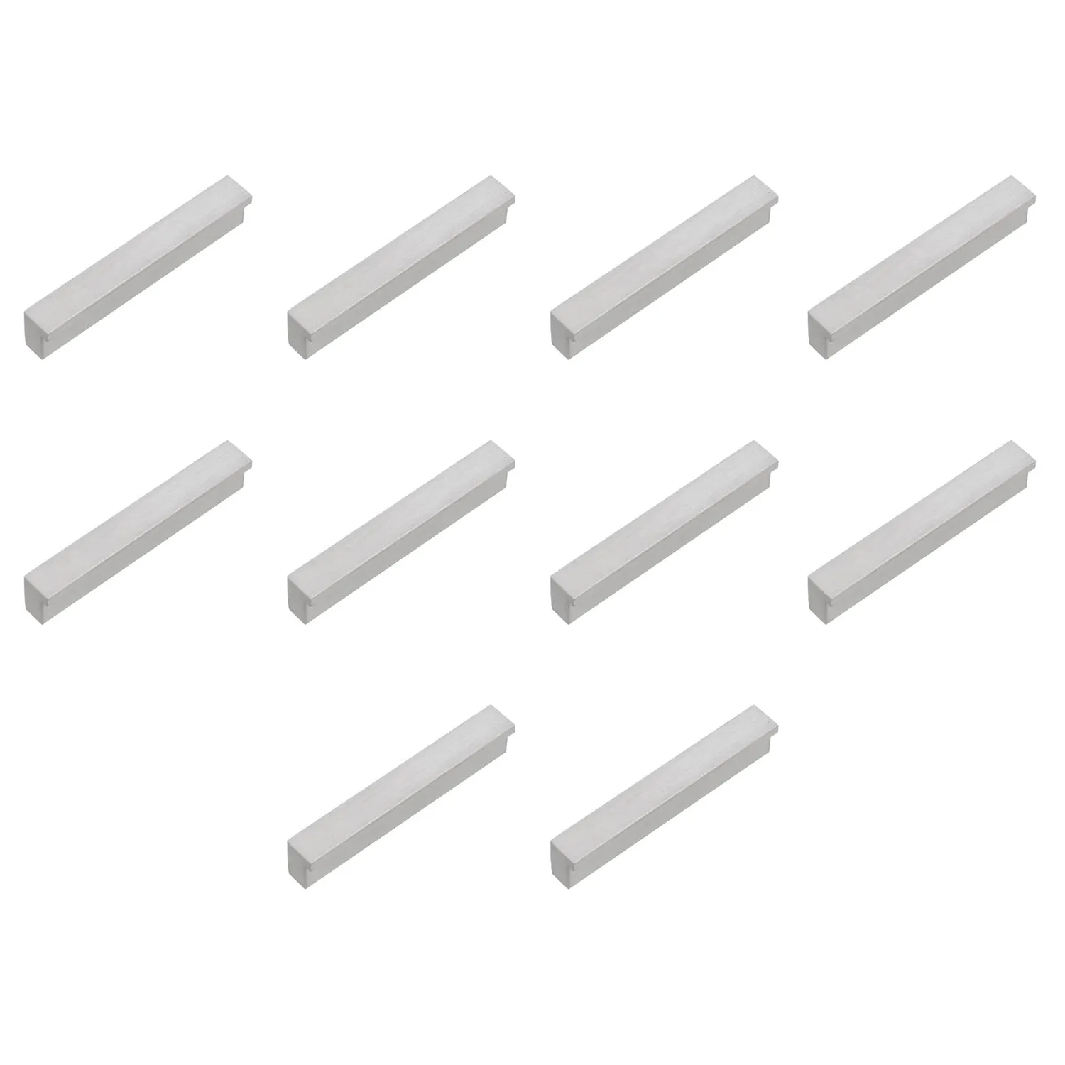 Amig 849 Maniglie Mobili 96 mm Alluminio Argento 2 Pezzi