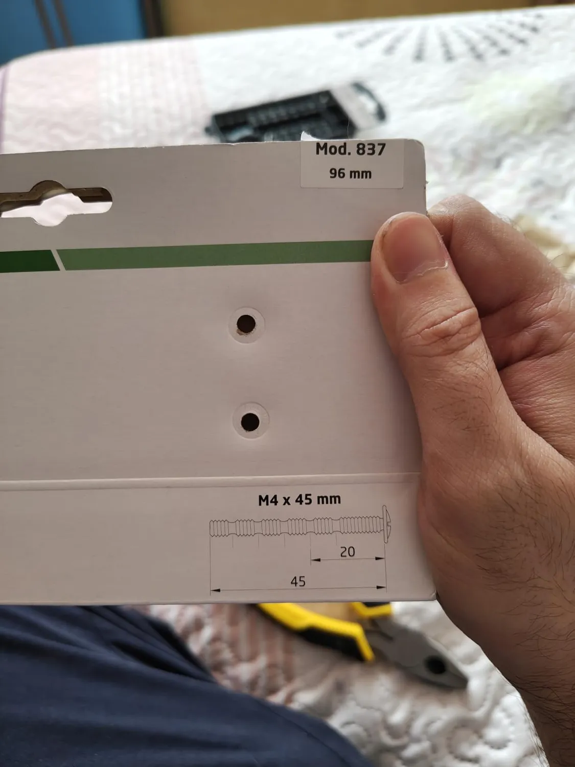 Amig 837 Maniglie per Mobili 96 mm Nichel 2 pz Acciaio