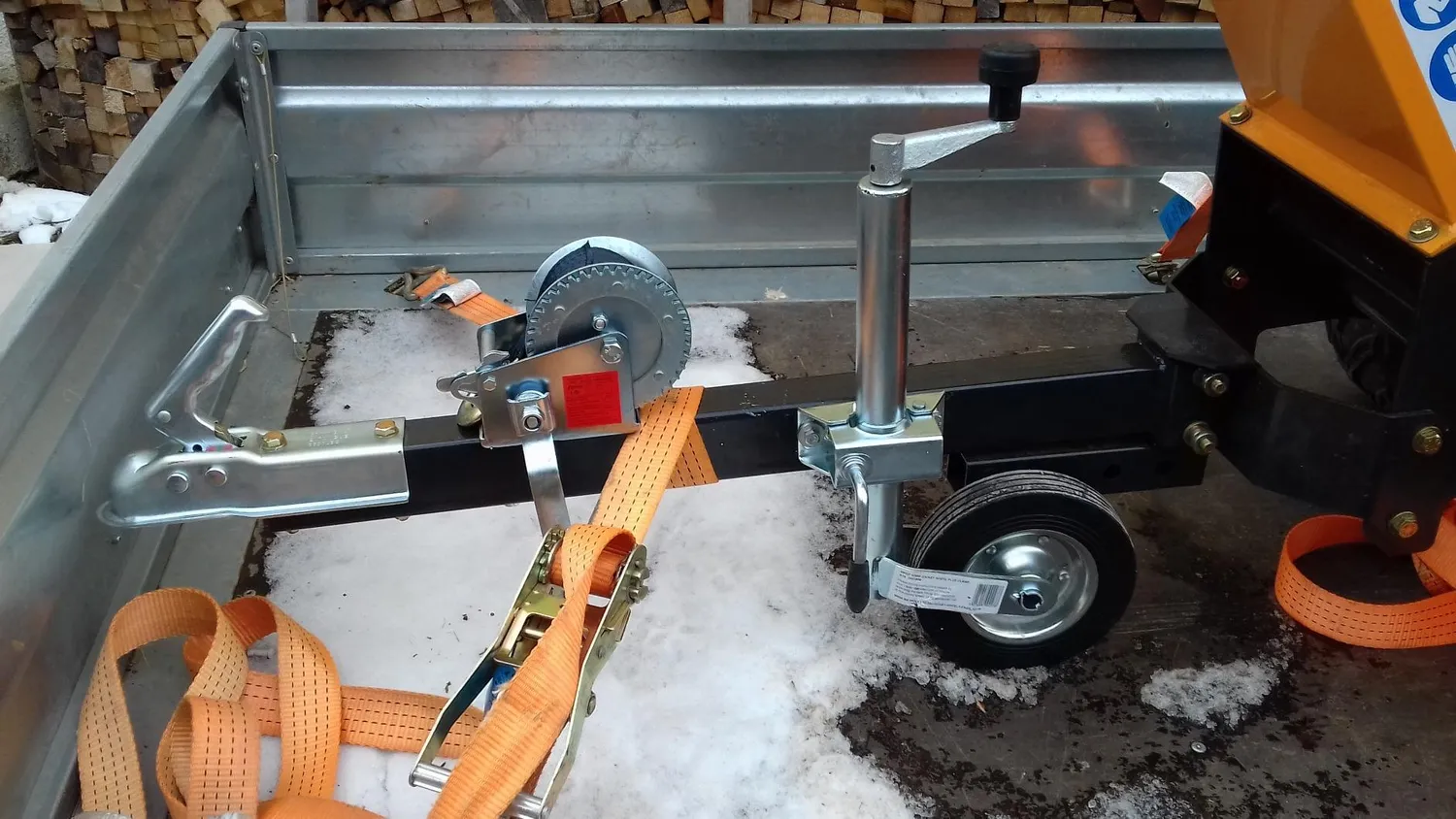 Ribimex PRTRM540S verricello manuale 540 kg cinghia