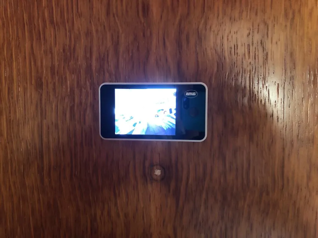 Amig DW 3.2 spioncino digitale argento 160°
