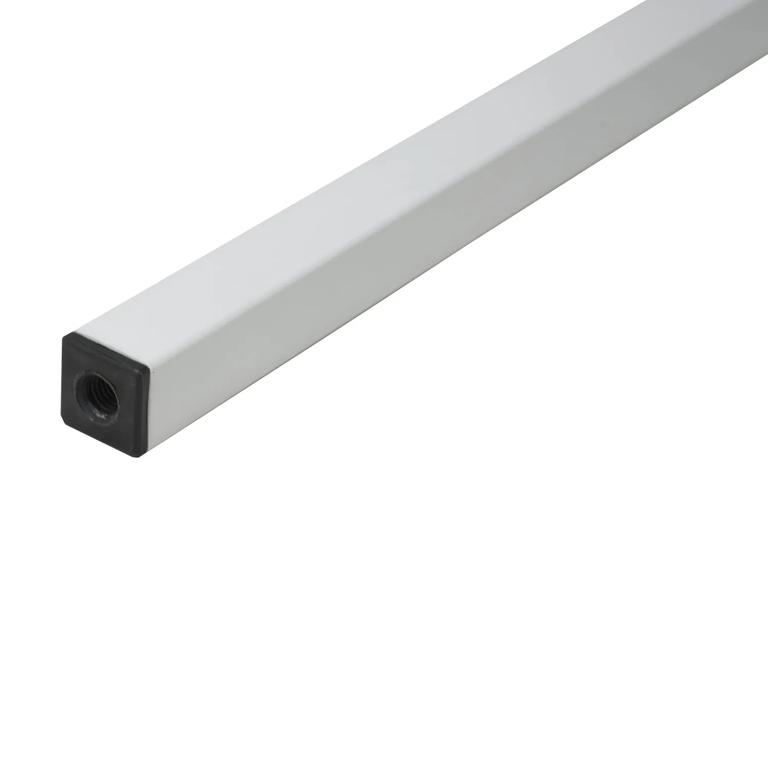 Amig Mod. 3 Gamba Tavolo 25x25x600 mm Acciaio Bianco
