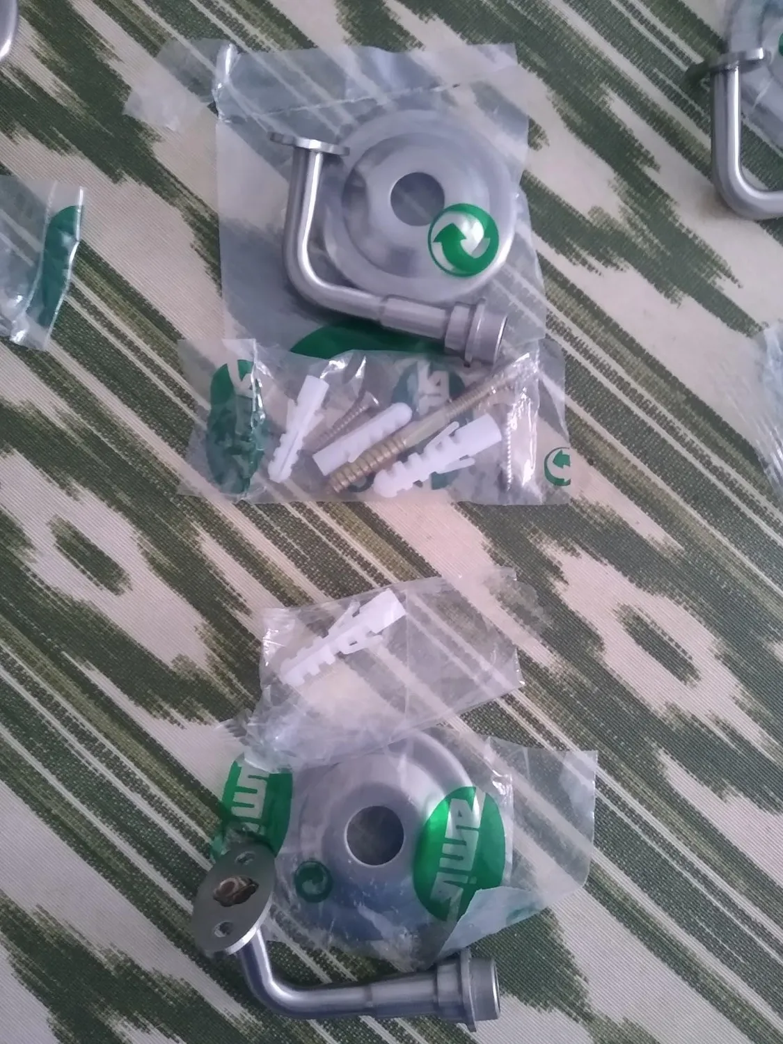Amig supporto corrimano scala acciaio argento Ø70 mm