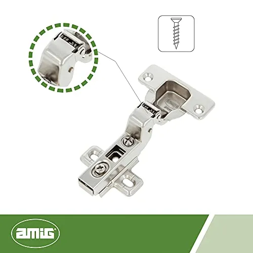 Amig Cerniere Mobili 35 mm Nichel 110° 2 Pezzi