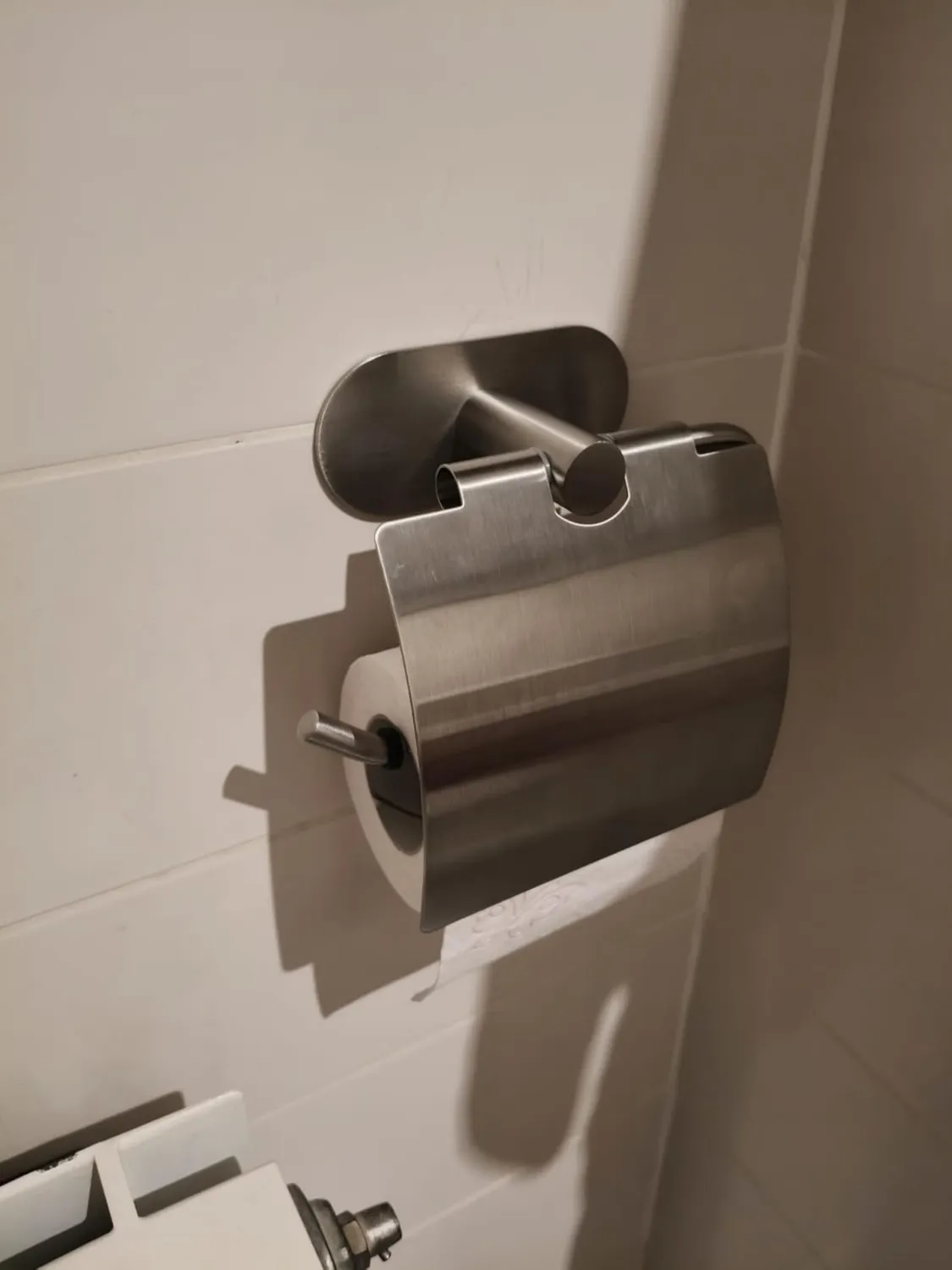 Amig Ea-4 portarotolo adesivo argento opaco inox