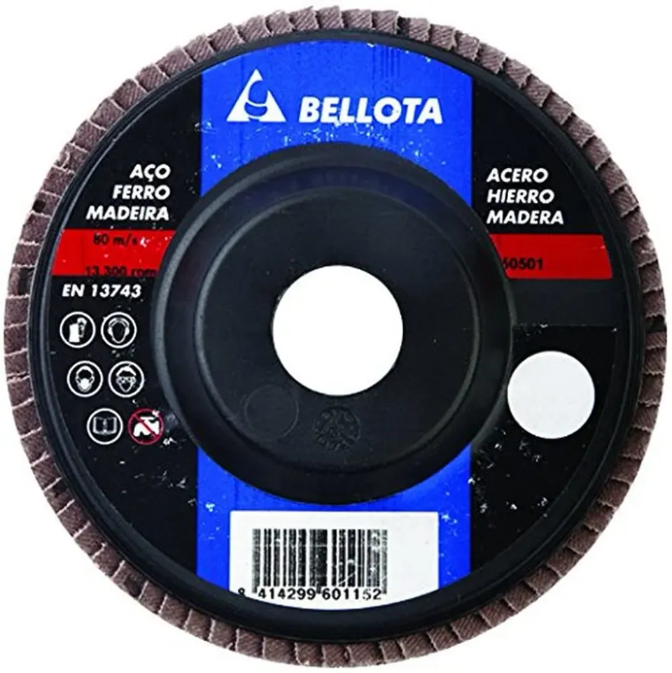 Bellota disco lamellare metallo 115 mm grana A