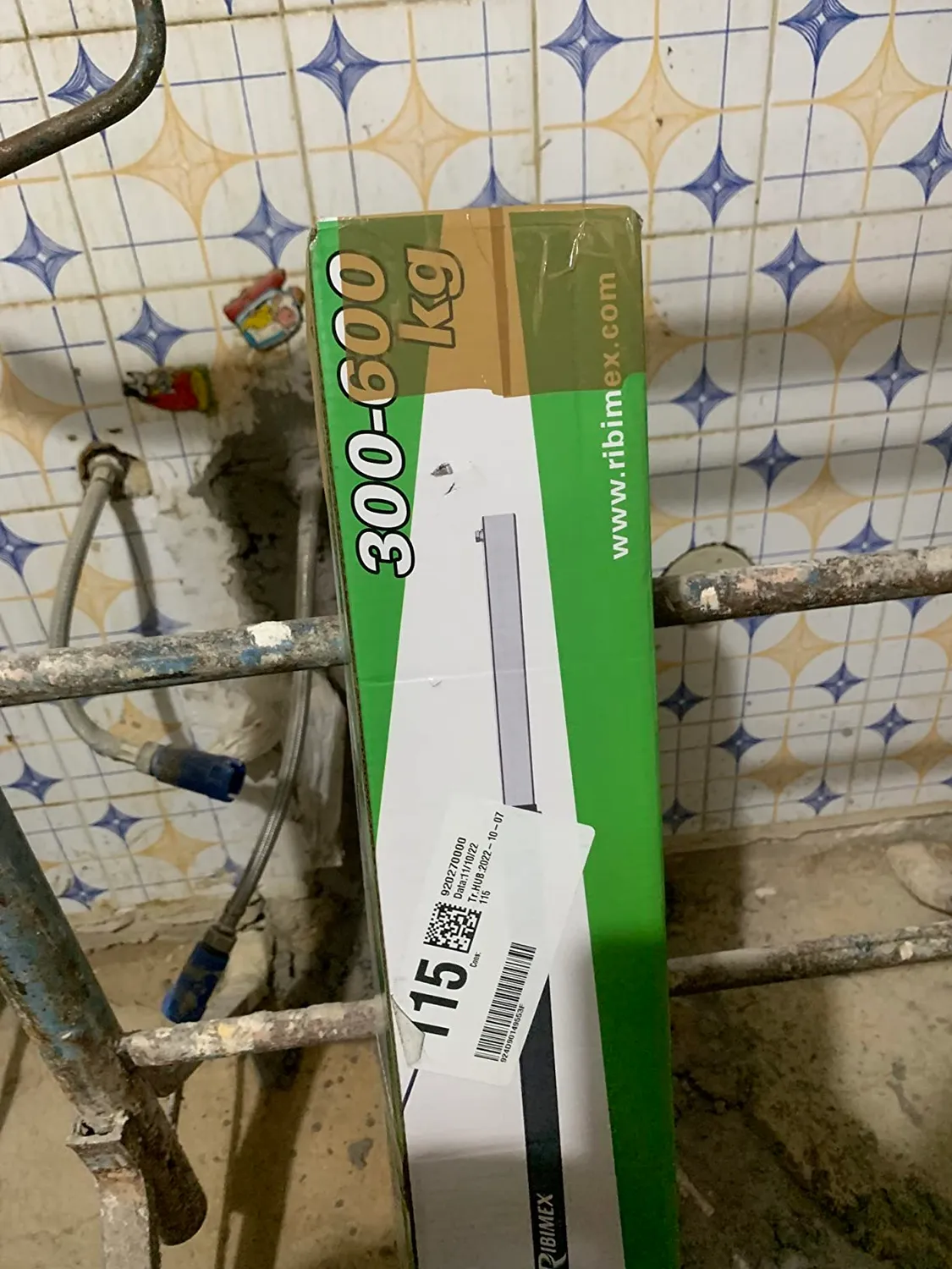 Ribimex Supporto a Bandiera per Paranco 0,75-1,10 m 600 kg