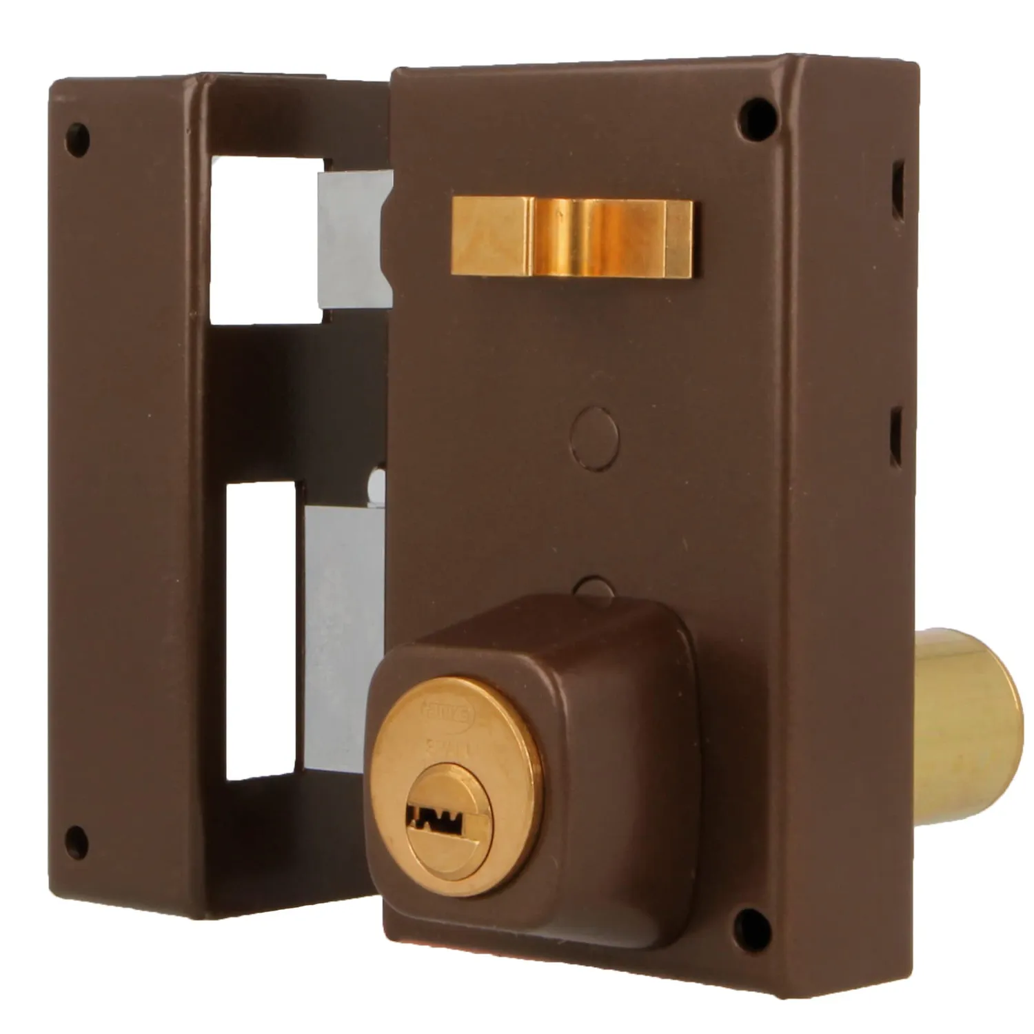 Amig 75 serratura sovrapposizione sinistra marrone 67x112