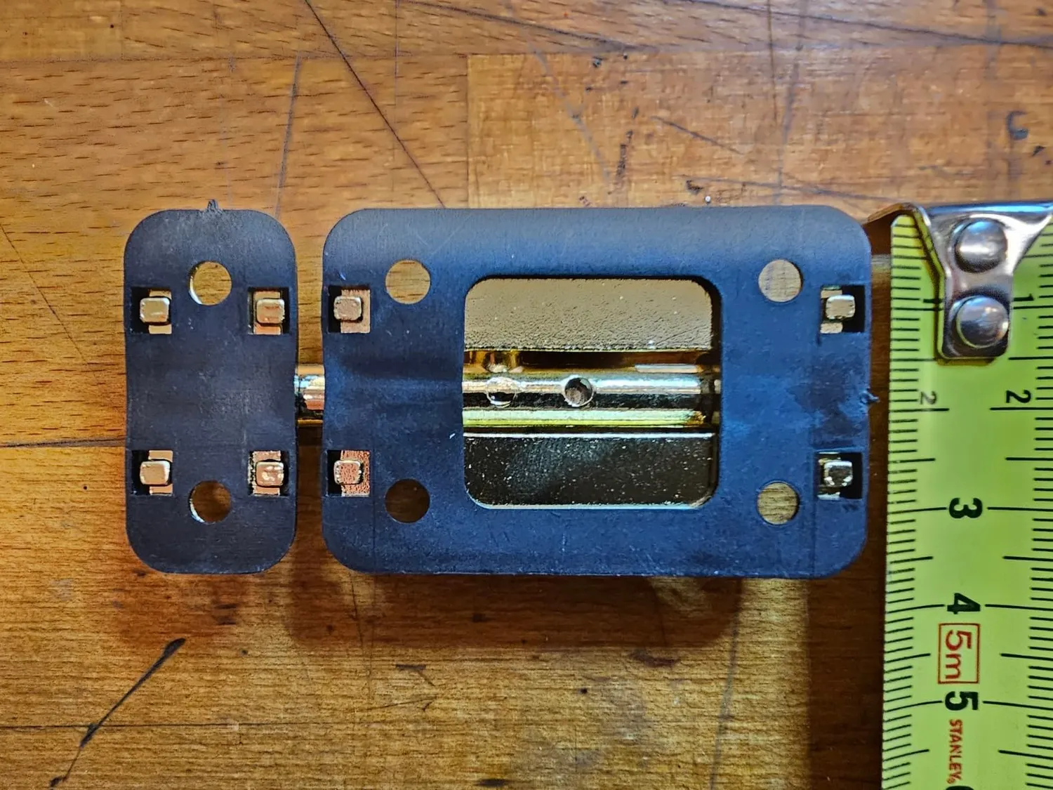 Amig 383 Chiavistello Porta 54x36 mm Ottonato Singolo