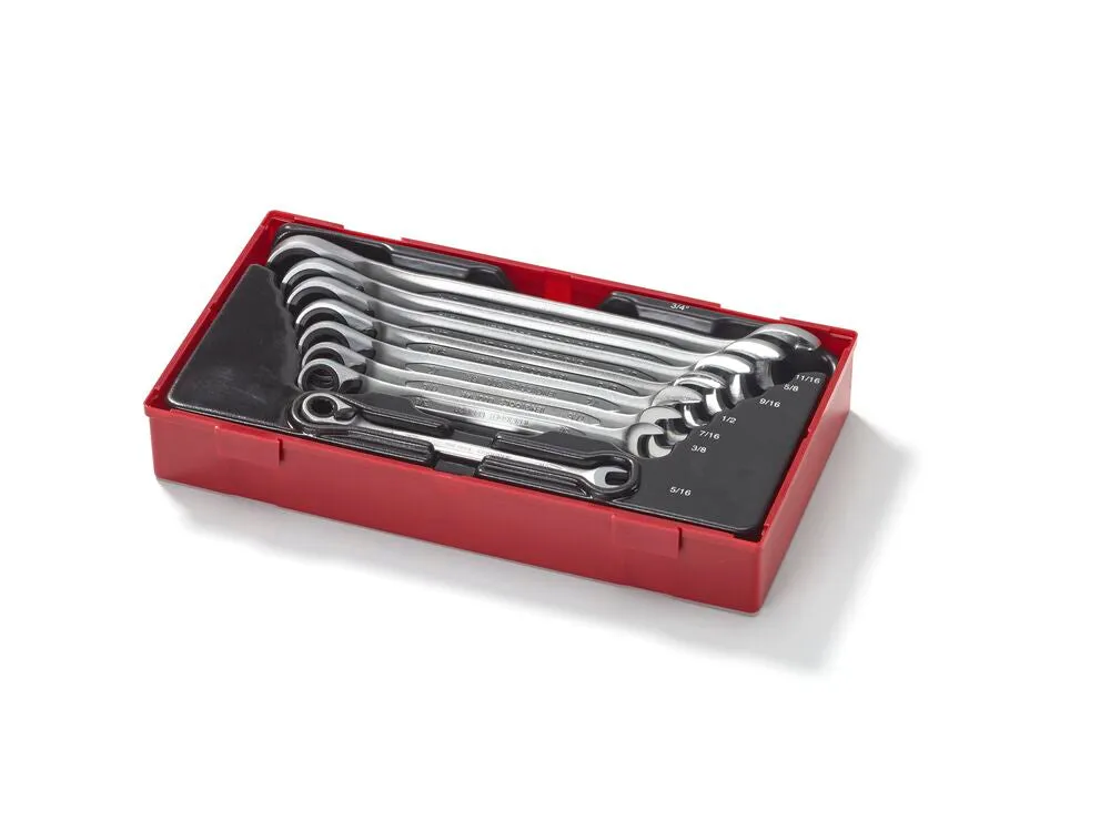 TengTools Set Chiavi Combinate a Cricchetto AF 8pz TT