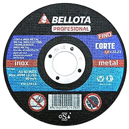 Bellota Disco Abrasivo Taglio Inox-Metal 1,6 mm extra sottile
