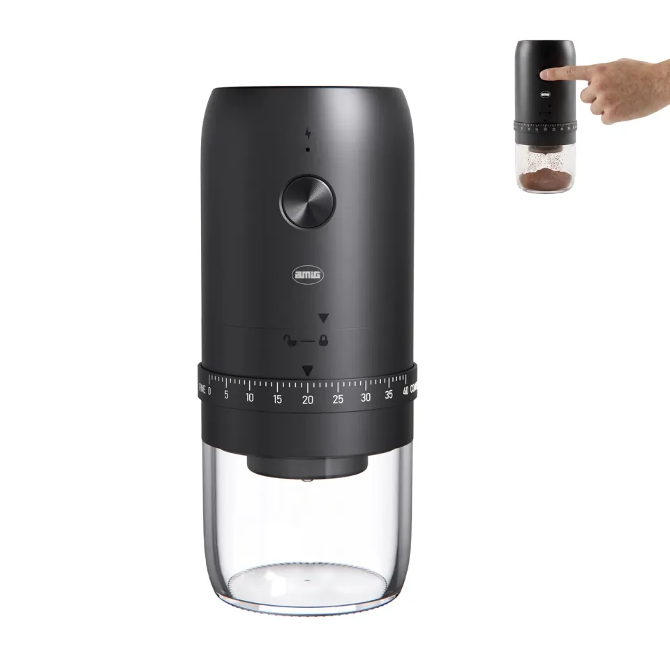 Amig macinacaffè elettrico USB-C portatile 40 livelli