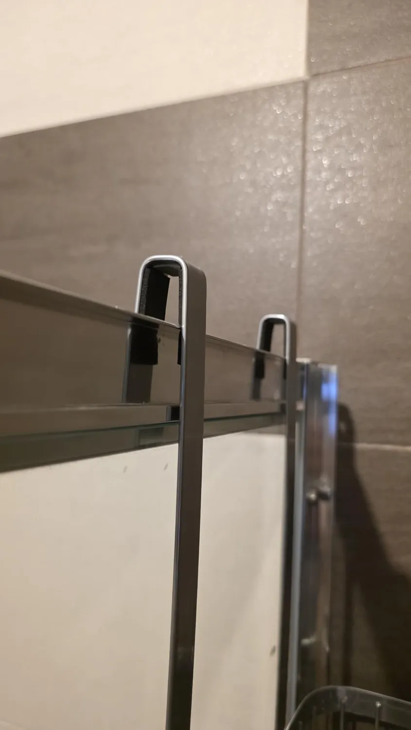 Amig Mensola Doccia Sospesa 2 Livelli Acciaio Cromo