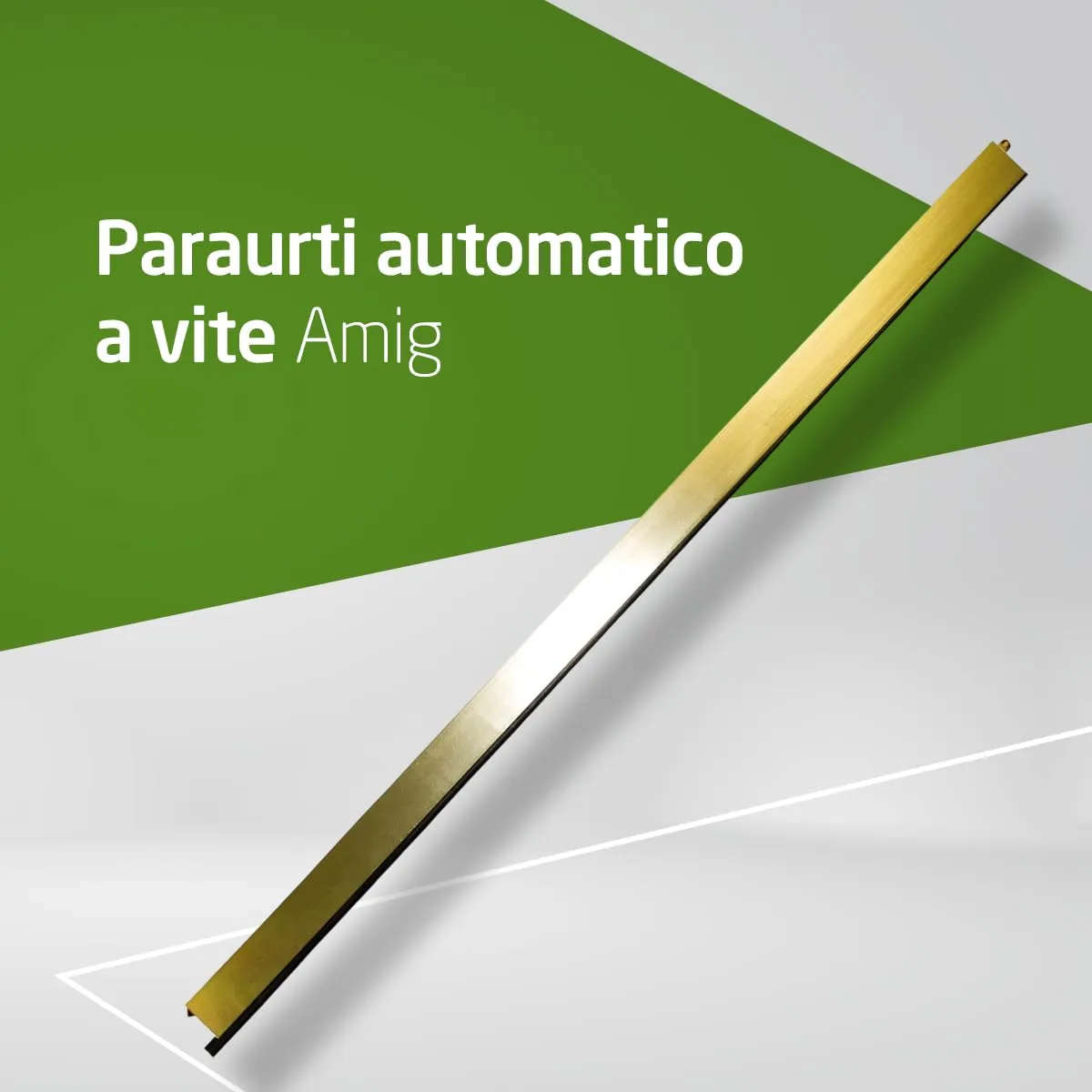 Amig Modello 3 paraspifferi automatico 82 cm oro accorciabile