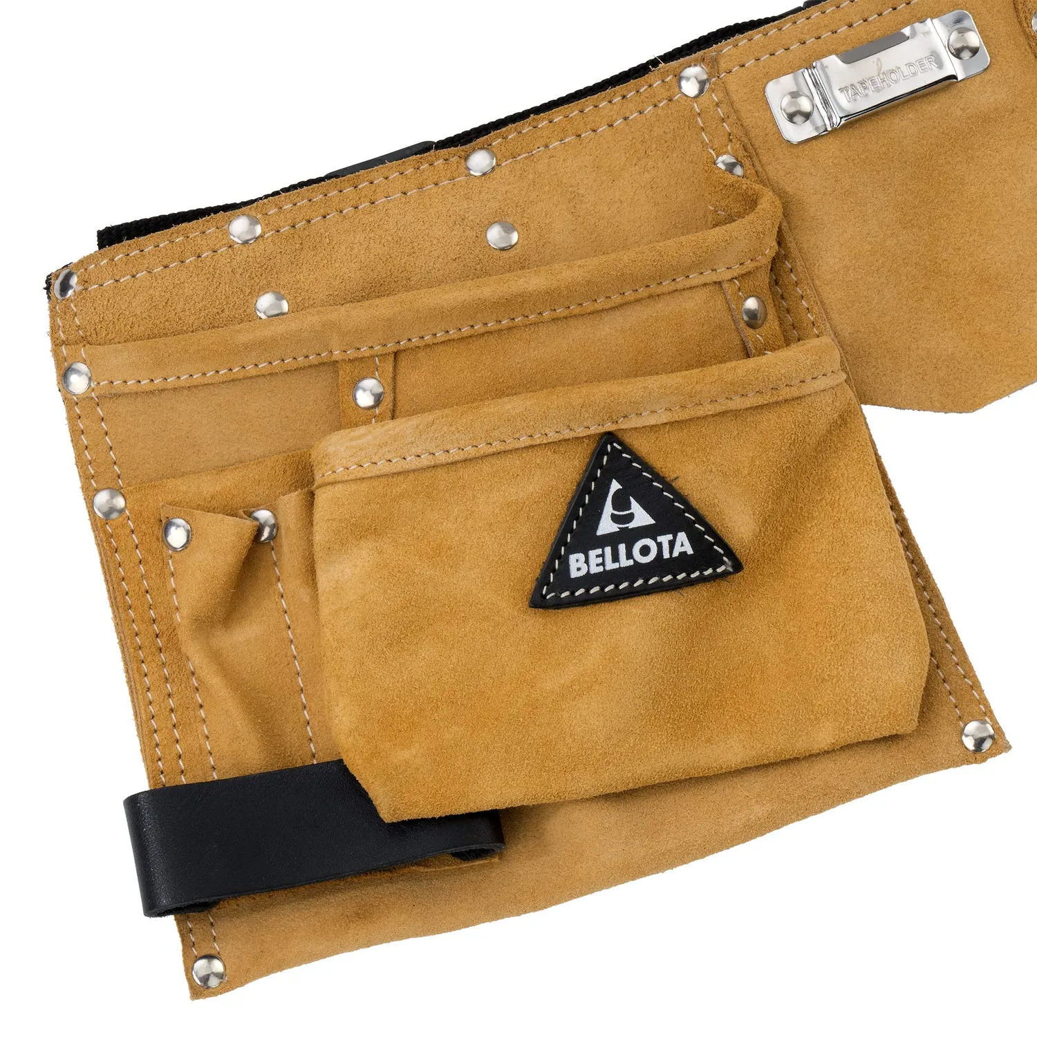 Bellota Cintura Porta Attrezzi in Pelle 4 Tasche Regolabile