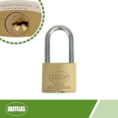 Amig Lucchetto Arco Lungo 50 mm Ottone Antiruggine