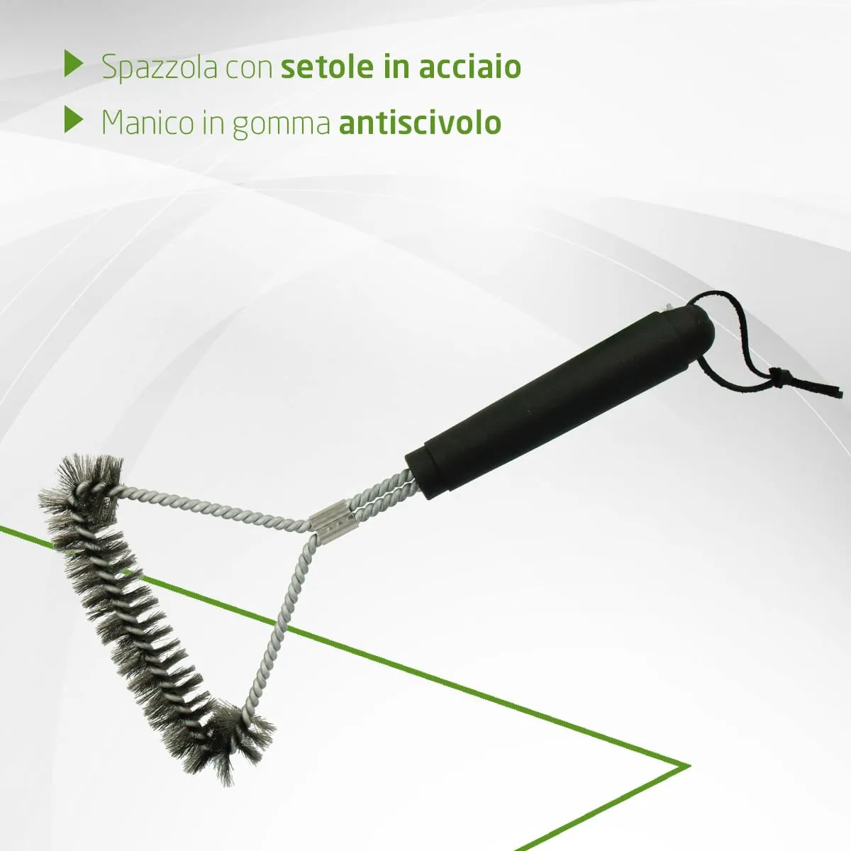 Amig Fireplus spazzola barbecue acciaio 30,5 cm