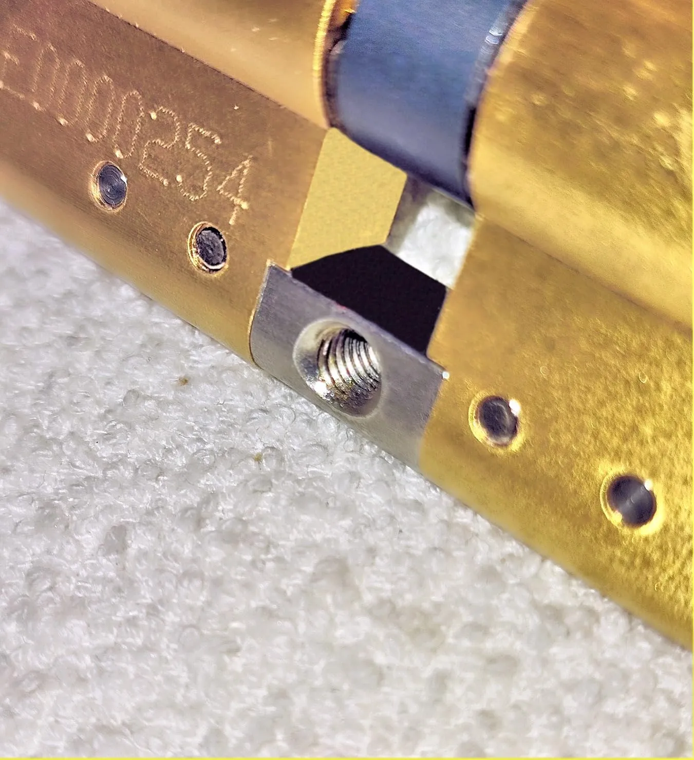 Amig cilindro sicurezza 66 mm 31-35 oro opaco 5 chiavi