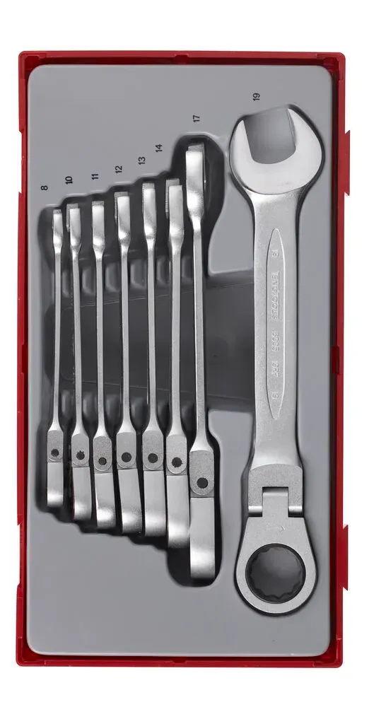 TengTools TT1 RF Set Chiavi 8 Pezzi Testa Snodata