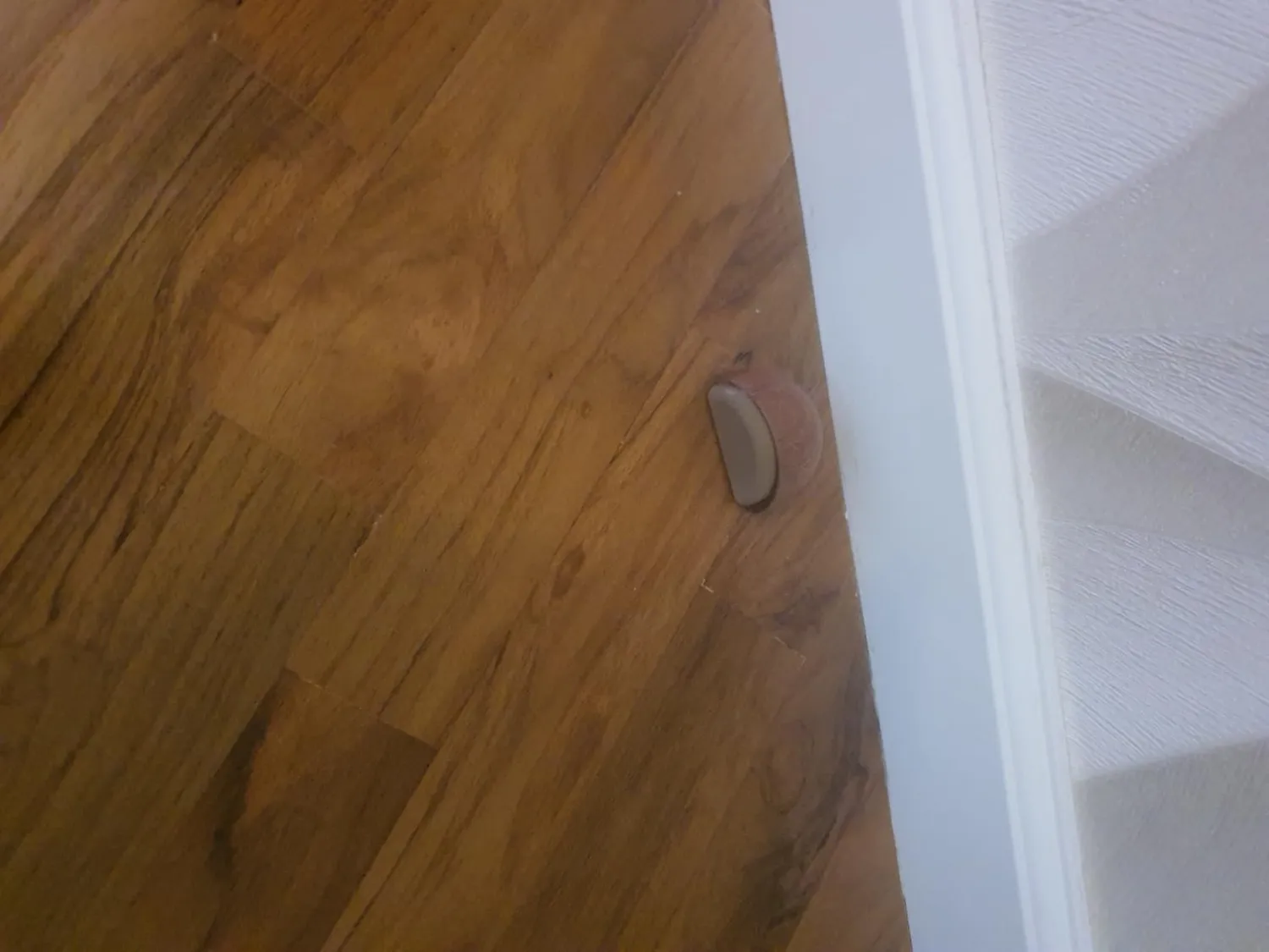 Amig fermaporta pavimento legno rovere beige Ø45 mm gomma