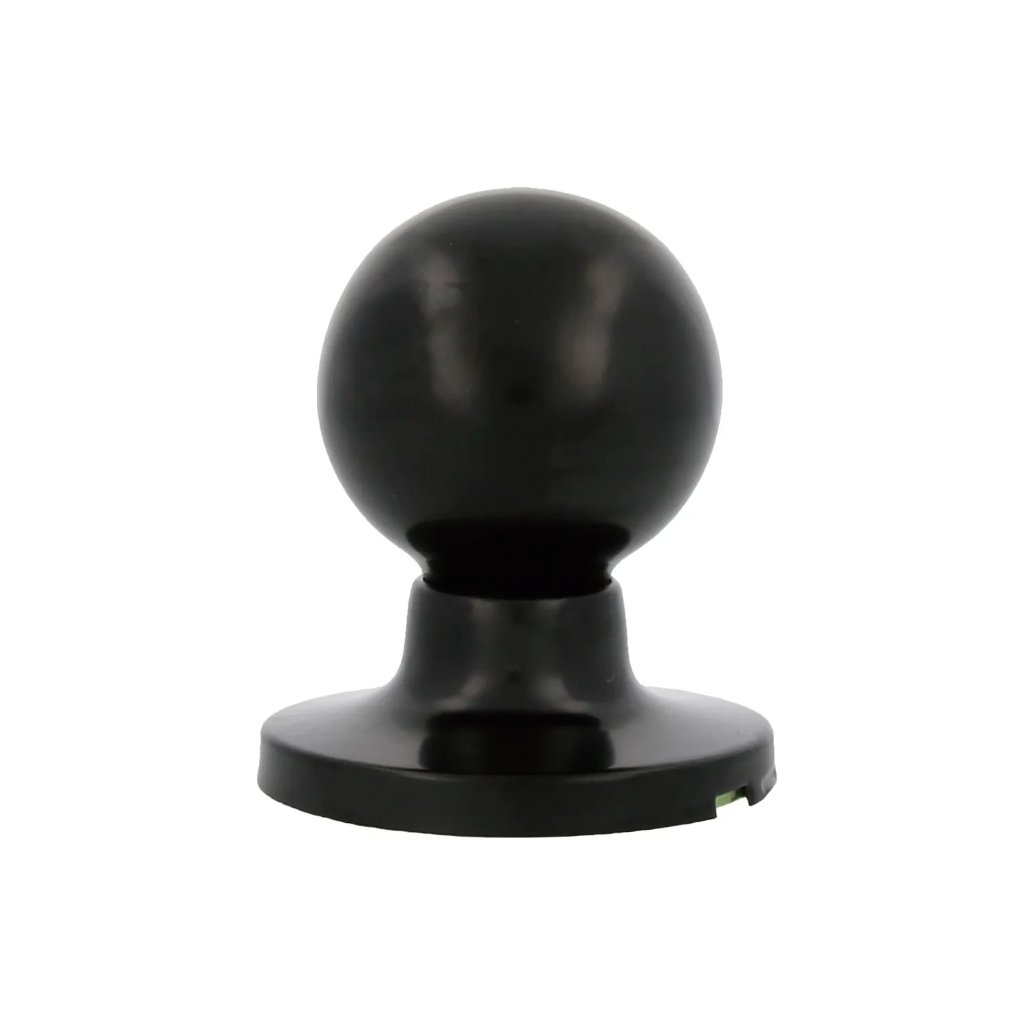 Amig Pomolo a Sfera Ottone Nero Passante
