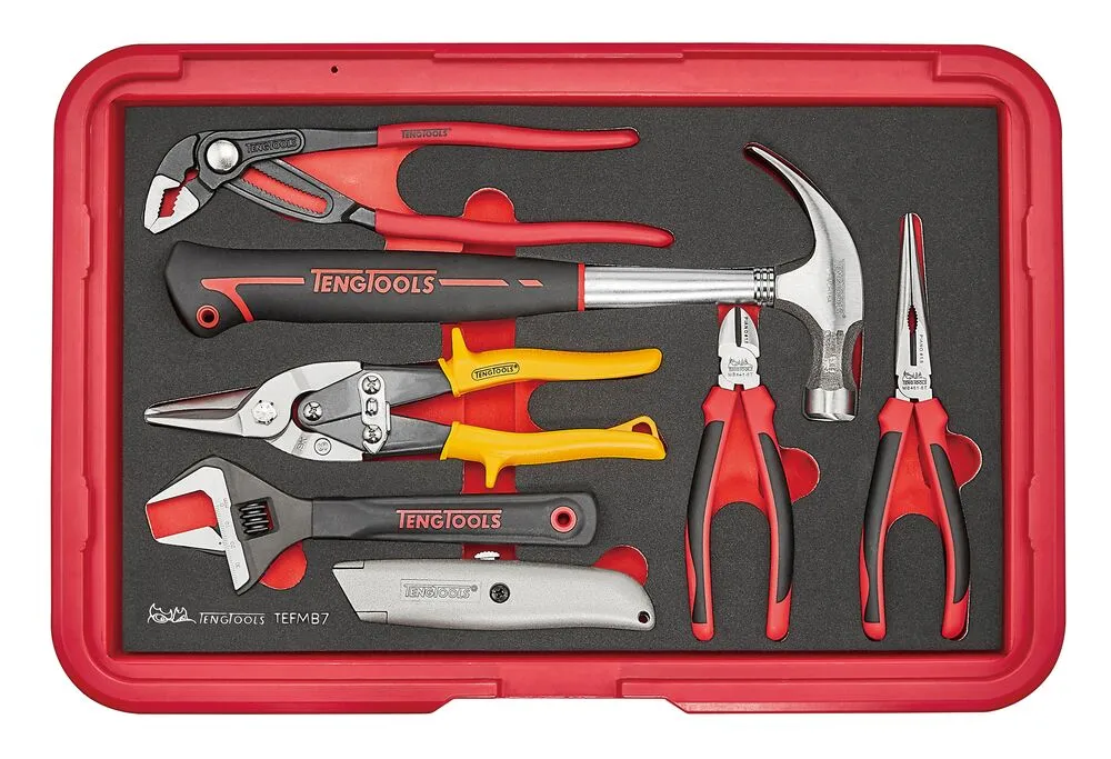 TengTools Set Pinze Martelli FOAM3 7 Pezzi EVA