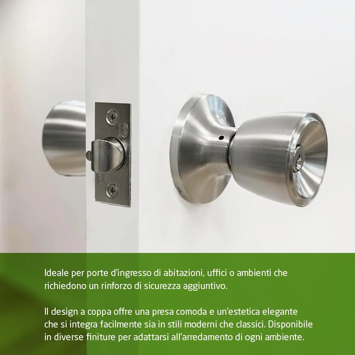 Amig Mod. 600 Pomello Porta Ingresso 60/70 mm Ottone