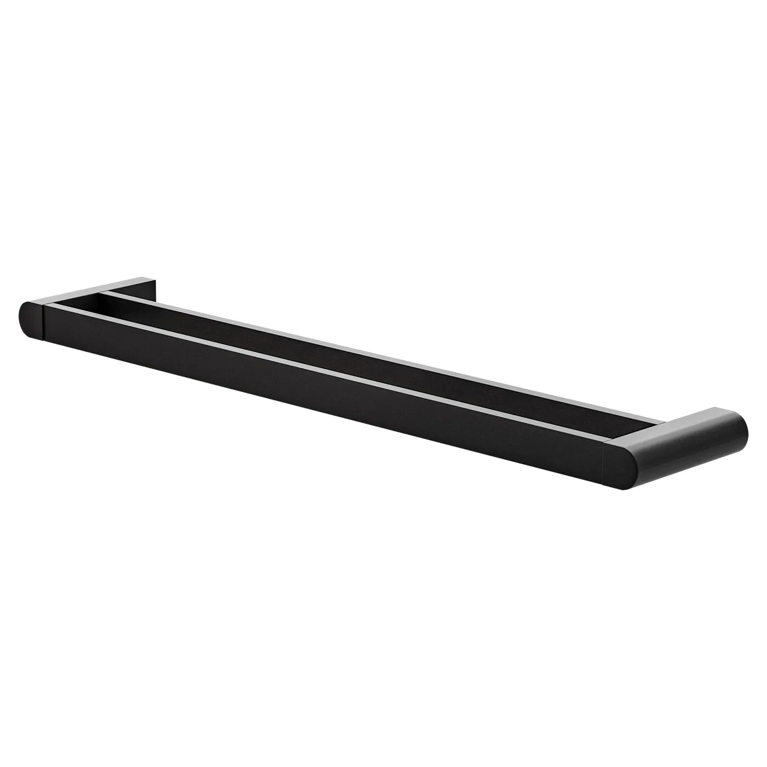 Amig Oma-2 portasciugamani semplice nero opaco 490 mm zamak